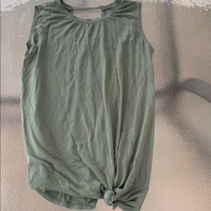 Girls tie up tank top